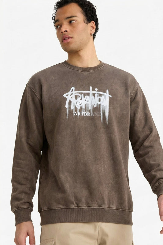 ARTBRAND Brown Quarry Round Sweatshirt