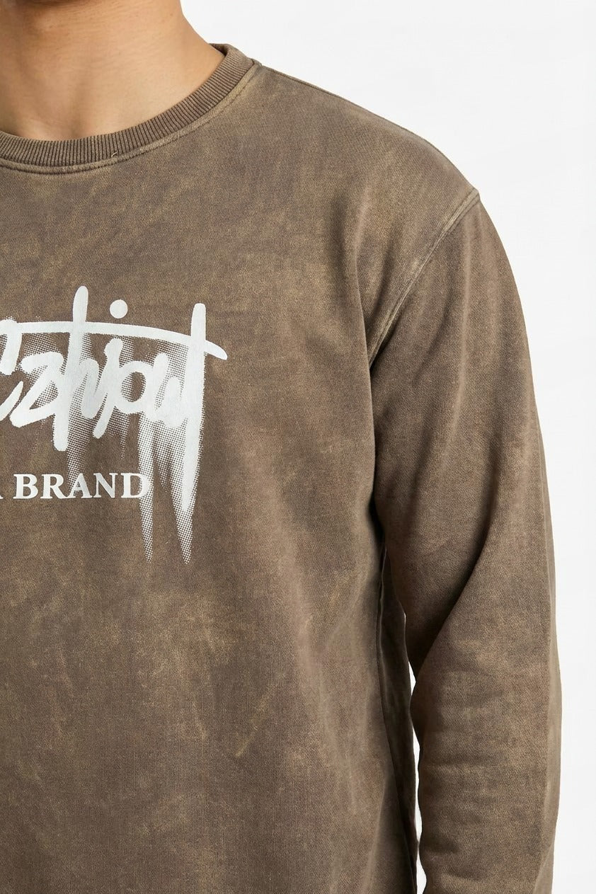 ARTBRAND Brown Quarry Round Sweatshirt